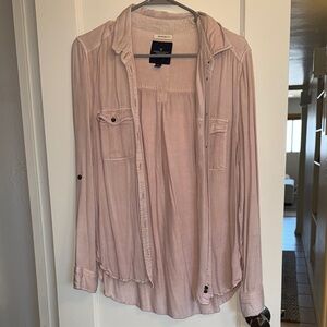 Pink AE Button-Up Shirt